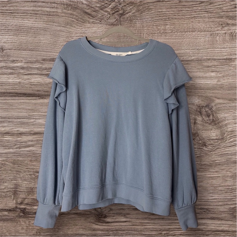 Candace Cameron Bure Ash Blue sweatshirt